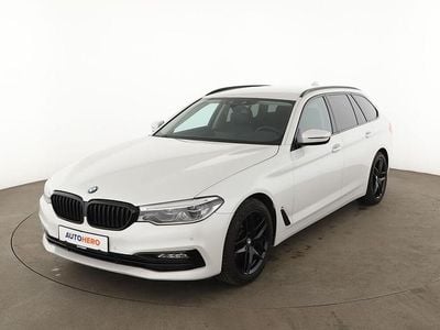 Usata BMW 520 Sport Line 190 CV (139 kW) 2017 Bianco Station wagon