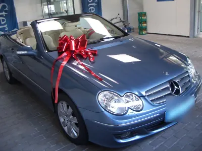 Gebraucht Mercedes CLK280 231 PS (169 kW) 2008 Blau Cabrio