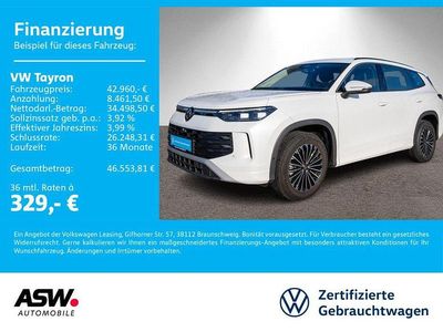 Oryxweiß perlmutteffekt Gebraucht 2025 VW Tayron S SUV | 42.960 €