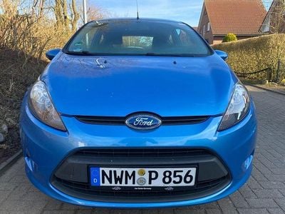 Second-hand Ford Fiesta Trend 82 CP (60 kW) 2009 Albastru Berlinǎ