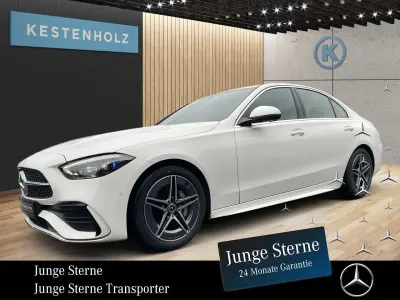 Brugt Mercedes C200 AMG 163 HK (119 kW) 2024 Hvid Sedan