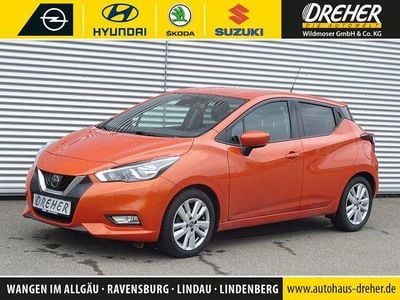 Usata Nissan Micra N-Way 101 CV (74 kW) 2020 Arancione Utilitaria