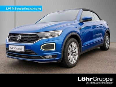 Gebraucht VW T-Roc Cabriolet R-line 150 PS (110 kW) 2021 Blau Cabrio