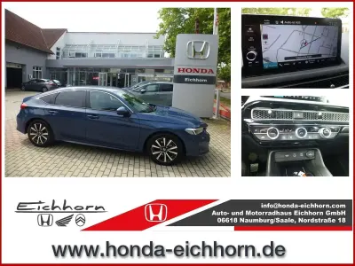 Neu Honda Civic Elegance 184 PS (135 kW) 2026 Seabed blue p. Limousine
