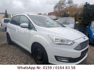 Gebraucht Ford Grand C-Max Titanium 120 PS (88 kW) 2017 Weiß Van / Kleinbus
