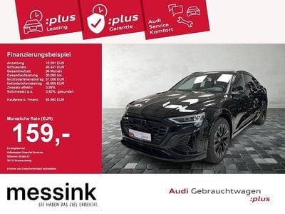 Gebraucht Audi Q8 e-tron S-Line 300 kW (408 PS) 2023 Schwarz SUV