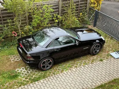 Gebraucht Mercedes SLK200 163 PS (119 kW) 2001 Schwarz Cabrio