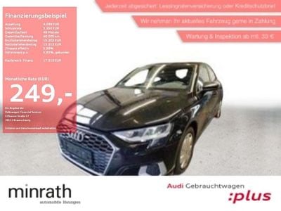 Gebraucht Audi A3 Advanced 110 PS (80 kW) 2020 Schwarz Limousine