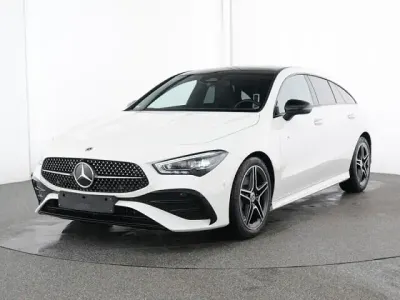 Gebraucht Mercedes CLA200 Shooting Brake AMG 163 PS (119 kW) 2025 Unilack polarweiß Kombi