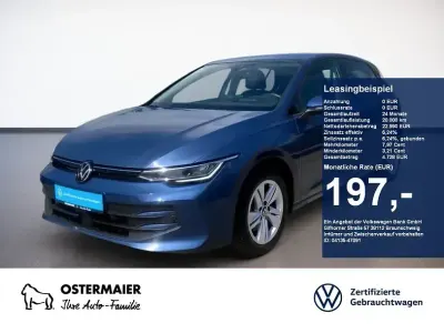 Usata VW Golf VIII Life 150 CV (110 kW) 2024 Blu Berlina