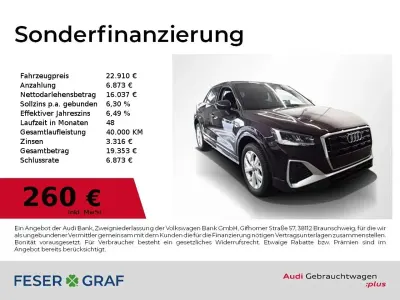 Używany Audi Q2 S-Line 110 KM (80 kW) 2024 Purpurowy SUV