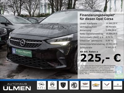 gebraucht Opel Corsa F Elegance 1.2Turbo Navi-Link-Tom Tempomat Klima+SHZ LED-Schein. PDC Alu+Allwetter