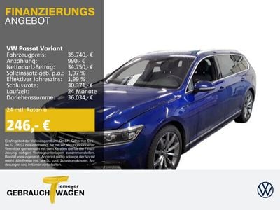 Blau Gebraucht 2024 VW Passat Elegance Kombi | 37.040 € (Fairer Preis)
