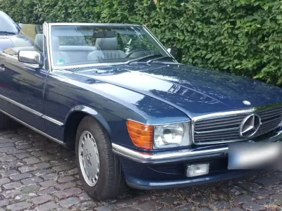Gebraucht Mercedes 300 184 PS (135 kW) 1986 Blau Cabrio