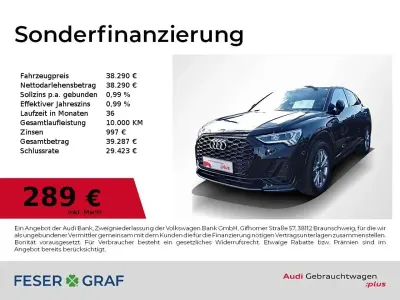 Gebraucht Audi Q3 Sportback S-Line 150 PS (110 kW) 2025 Mythosschwarz metallic SUV