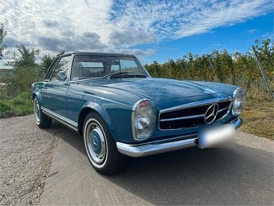 Usata Mercedes SL280 170 CV (125 kW) 1970 Blu Cabrio