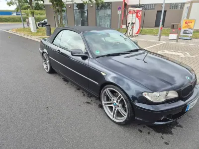 Gebraucht BMW 325 Cabriolet Sport Line 192 PS (141 kW) 2005 Schwarz Cabrio