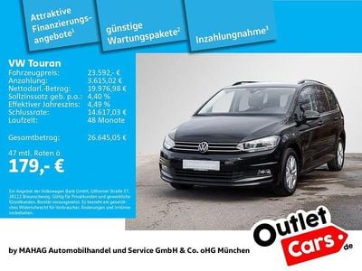 Gebraucht VW Touran Comfortline 150 PS (110 kW) 2022 Schwarz Van / Kleinbus