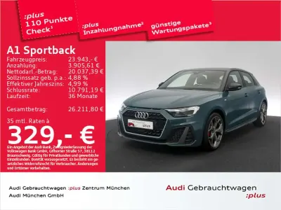 Usata Audi A1 S-Line 95 CV (69 kW) 2021 Verde SUV