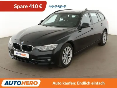 Gebraucht BMW 320 Sport Line 184 PS (135 kW) 2018 Saphirschwarz Kombi