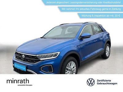 Gebraucht VW T-Roc Life 116 PS (85 kW) 2024 Blau SUV