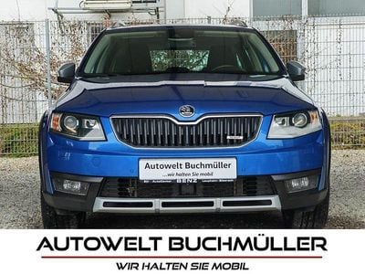 Gebraucht Skoda Octavia Scout 184 PS (135 kW) 2016 Blau Kombi