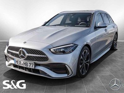 Metalliclack hightechsilber Gebraucht 2025 Mercedes C200 AMG Kombi | 41.999 € (Fairer Preis)