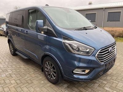 Gebraucht Ford Transit Custom Titanium X 185 PS (136 kW) 2020 Chromablau metallic Van / Kleinbus