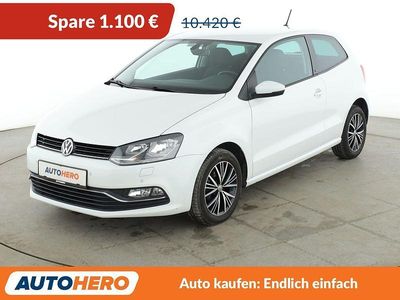 Gebraucht VW Polo Allstar 75 PS (55 kW) 2016 Weiß Kleinwagen