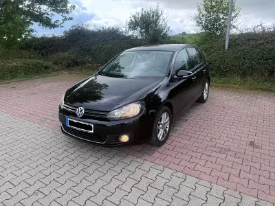 Gebraucht VW Golf VI Highline 122 PS (89 kW) 2010 Schwarz Kleinwagen