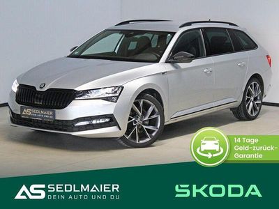 Gebraucht Skoda Superb SportLine 190 PS (139 kW) 2022 Brilliantsilber Kombi