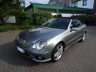 Gebraucht Mercedes CLK200 AMG 184 PS (135 kW) 2009 Palladiumsilber  metalliclack Cabrio