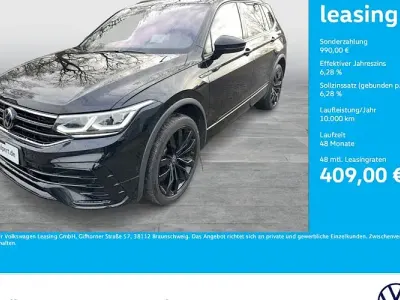 Brugt VW Tayron R-line 200 HK (147 kW) 2022 Sort SUV