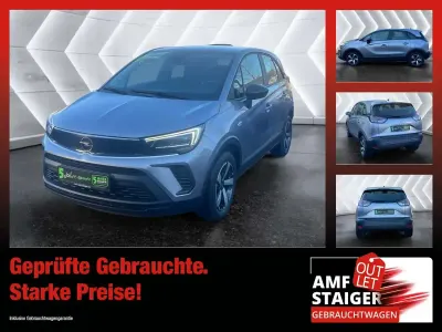 Gebraucht Opel Crossland Edition 83 PS (61 kW) 2022 Kontrast grau/quarz silber SUV