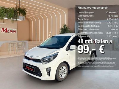 Gebraucht Kia Picanto DREAM-TEAM Edition 110 PS (80 kW) 2018 Weiß Kleinwagen