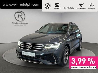 Delfingrau metallic (metallic) Gebraucht 2021 VW Tiguan R-line SUV | 31.449 € (Fairer Preis)