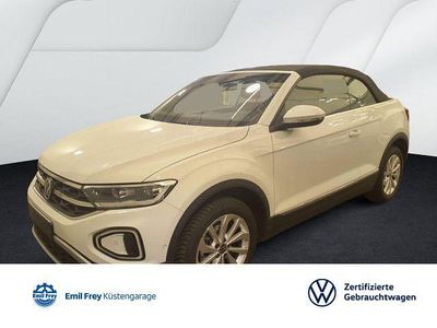Gebraucht VW T-Roc Cabriolet Style 116 PS (85 kW) 2024 Weiß Cabrio