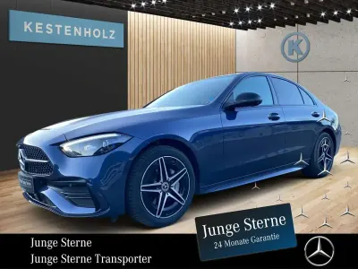 Używany Mercedes C300e AMG 197 KM (144 kW) 2024 Niebieski Sedan/Limuzyna