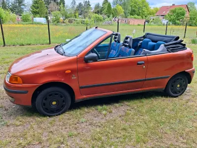 Gebraucht Fiat Punto Cabriolet 60 PS (44 kW) 2001 Orange Cabrio