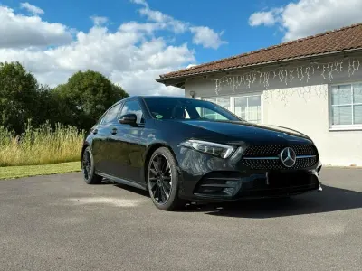 Gebraucht Mercedes A200 AMG line 163 PS (119 kW) 2021 Schwarz Limousine