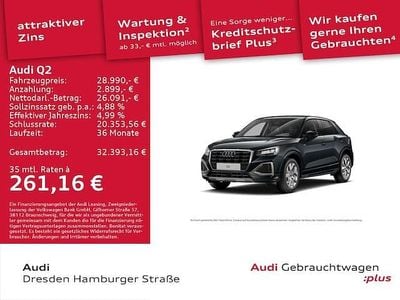 Manhattangrau metallic Gebraucht 2024 Audi Q2 Advanced Plus SUV | 28.490 € (Guter Preis)