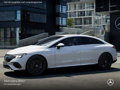 Weiß Gebraucht 2023 Mercedes EQE300 Electric Art Limousine | 37.790 € (Superpreis)