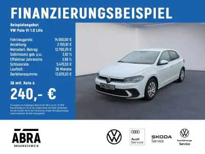 Gebraucht VW Polo Life 80 PS (58 kW) 2022 Weiß Kleinwagen