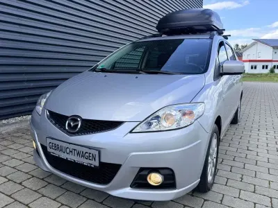 Gebraucht Mazda 5 Active 116 PS (85 kW) 2010 Sunlight silver Van / Kleinbus