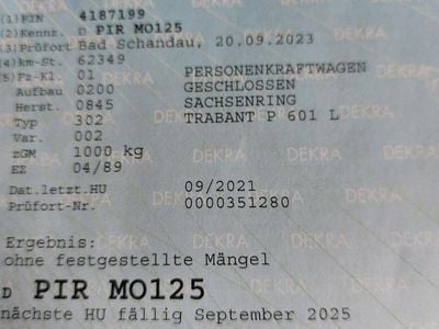 Gebraucht Trabant 601 26 PS (19 kW) 1989 Grün Kleinwagen