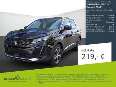Gebraucht Peugeot 3008 Allure 131 PS (96 kW) 2021 Lackierung schwarz perla nera/metallic klarlack Limousine
