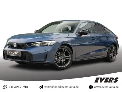 Neu Honda Civic Hybrid 184 PS (135 kW) 2026 Seabed blue pearl Limousine