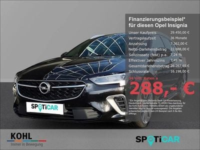 Schwarz Gebraucht 2021 Opel Insignia Kombi | 29.450 € (Fairer Preis)