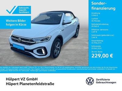 Gebraucht VW T-Roc Cabriolet R-line 150 PS (110 kW) 2025 Weiß Cabrio