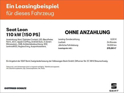 Gebraucht Seat Leon FR 150 PS (110 kW) 2025 Schwarz Kombi